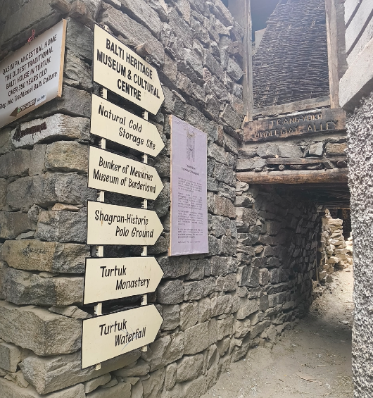 Picture 2: The old alleys of Turtuk depicting history.